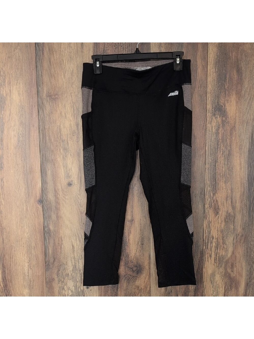 Avia Black and Gray Leggings S          179JH
